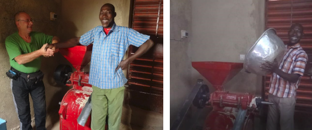 Maismuehle auf dem FANGA-Gelände